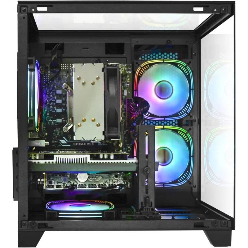 Computadora de escritorio I7-14700KF de 6 núcleos a 2.5GHz, RTX 4070 de 12G, 32G de RAM DDR5, SSD NVME de 1TB, PC para juegos preensamblada.