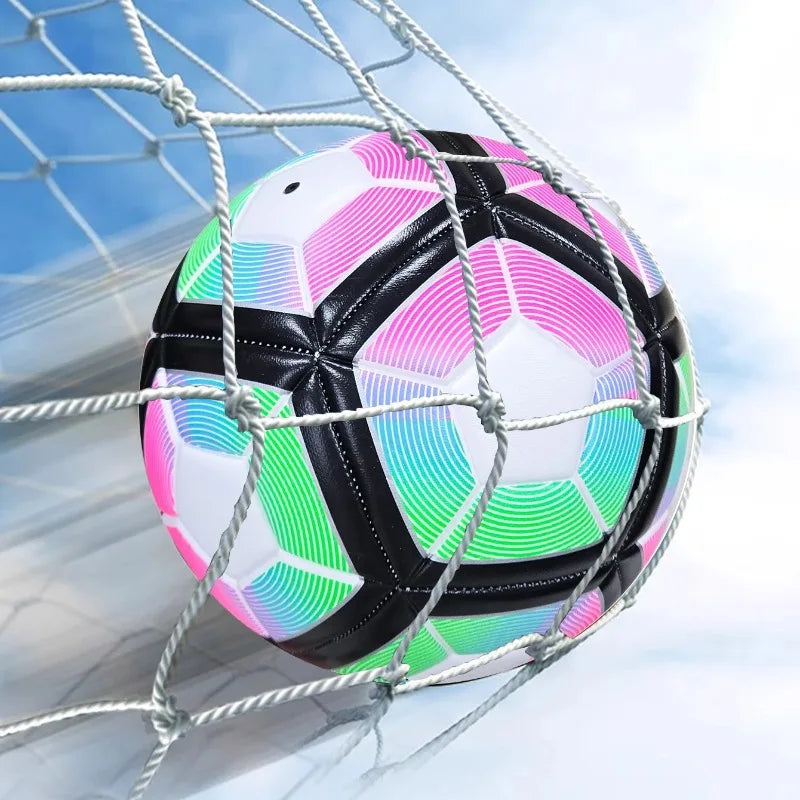 Balones de Fútbol 2024, Tamaño Profesional 5 y 4, Alta Calidad, PU Suave, Sin Costuras, para Deportes al Aire Libre, Liga, Entrenamiento, Partido