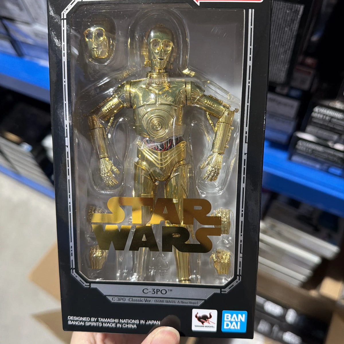 Bandai Star Wars Original Shf Classic Ver R2 D2 C 3po Articulated Action Figure Collectible Model For Adult Collection Display