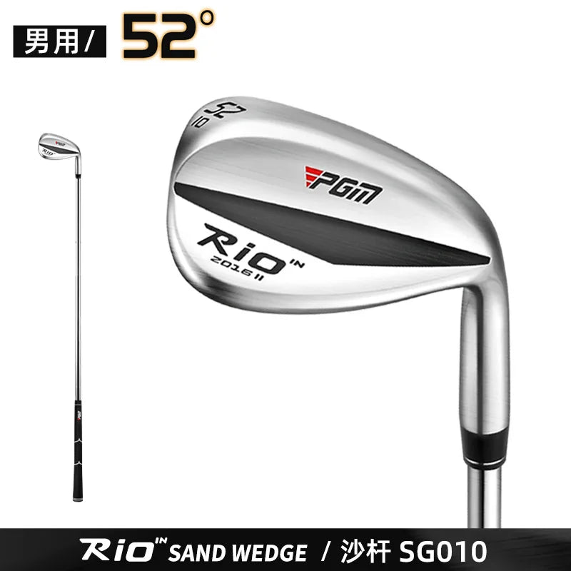 Palos de golf, palos de arena, palos con ángulos de 52/56/60 grados, para hombres y mujeres, con cabeza de palo de acero inoxidable plateado, modelo SG010.