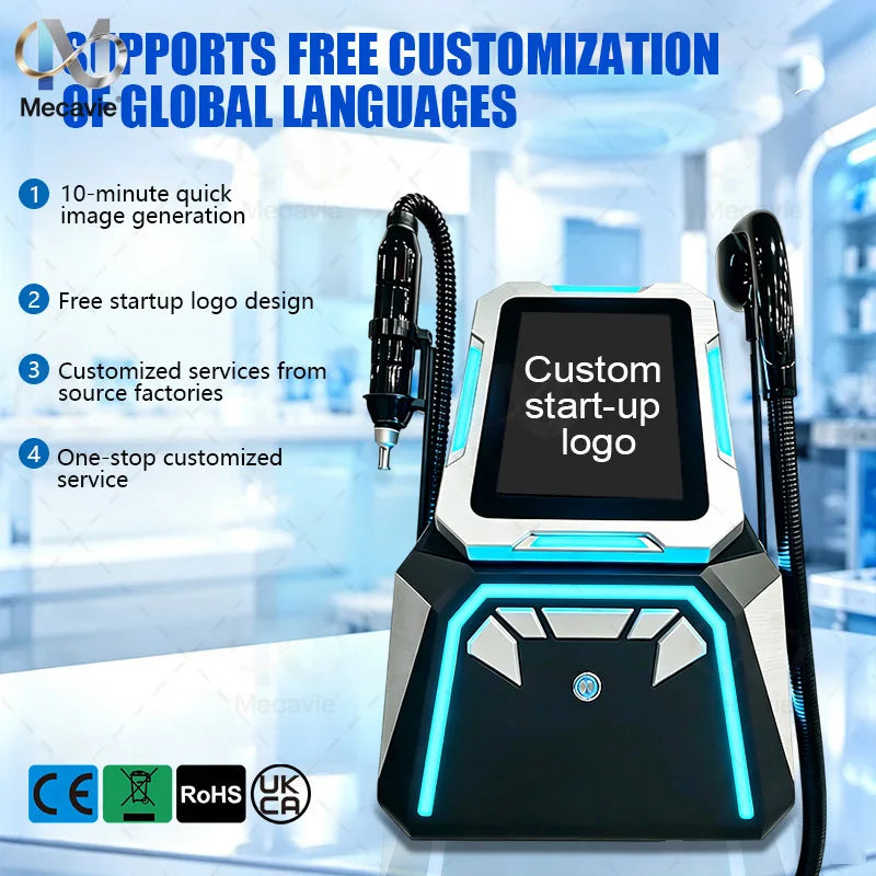 Láser de diodo de 808 nm, máquina láser de diodo 2 en 1 con 6 longitudes de onda, depilación indolora y eliminación de tatuajes de cualquier color, ideal para salones de belleza y clínicas.