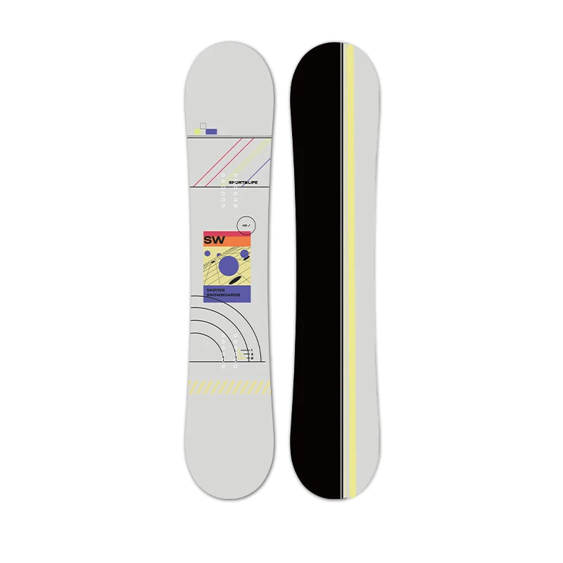 Tabla de Snowboard y Esquí para Principiantes y Adultos, Todo Terreno, Ecológica, de Madera de Álamo, Venta al Por Mayor