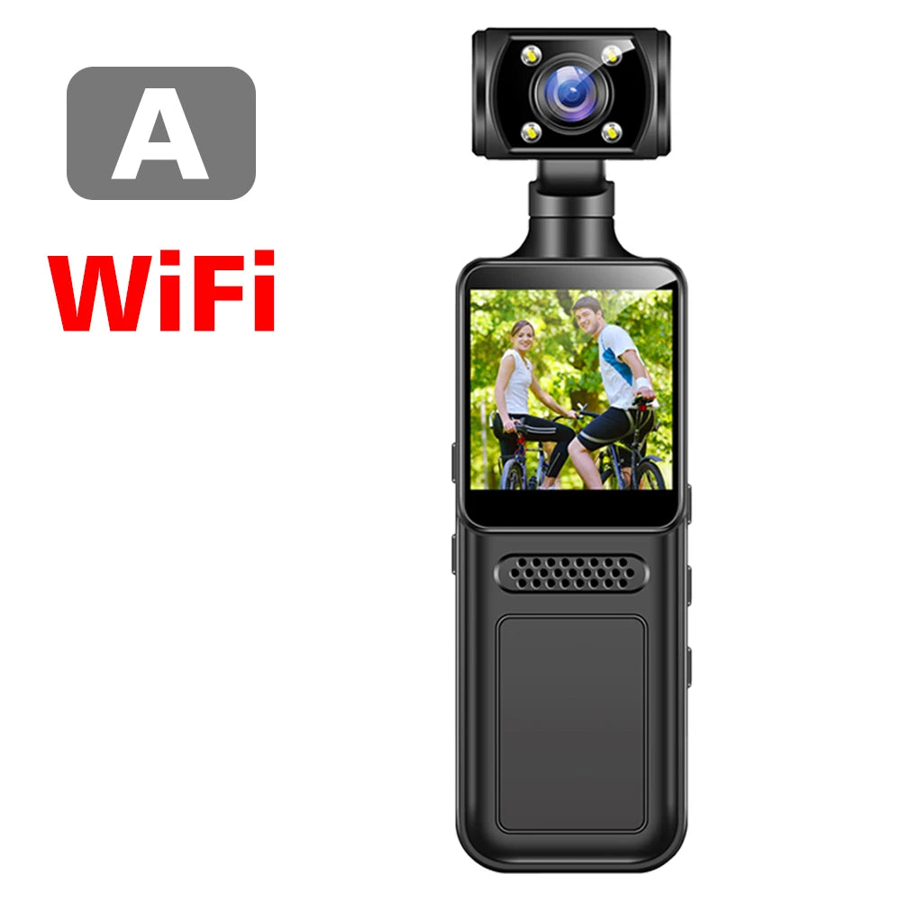 Mini cámara WiFi 4K HD grabadora de vídeo Digital portátil pequeña cámara corporal visión nocturna bicicleta deportiva videocámara DV cámara en miniatura portátil