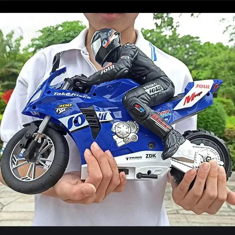 1/6 RC Motorcycle Rc Cars Self-stable Balance Standing Competitive Racing Drift Stunt Electric Motorcycle Toys for Adults Gifts