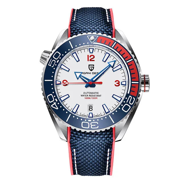 Reloj Pagani Design PD-1679 para hombre, nuevo, movimiento japonés 8215, reloj mecánico, cristal de zafiro, resistente al agua 100M, reloj de pulsera automático