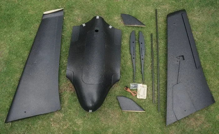 [Divertido] Avión de Ala Volante Grande Skywalker Black X-8 FPV EPO de 2122 mm, Última Versión X8, Dron RC, Juguete de Control Remoto