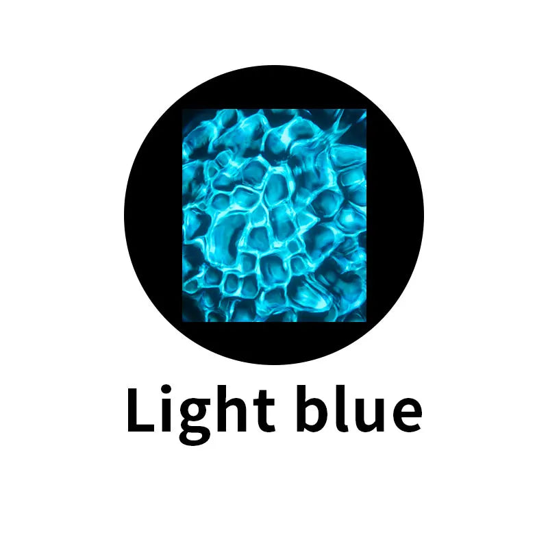 Square Waterproof Projection Lamp Dynamic Water Wave Logo Indoor Outdoor Atmosphere Light for Ground Corridor