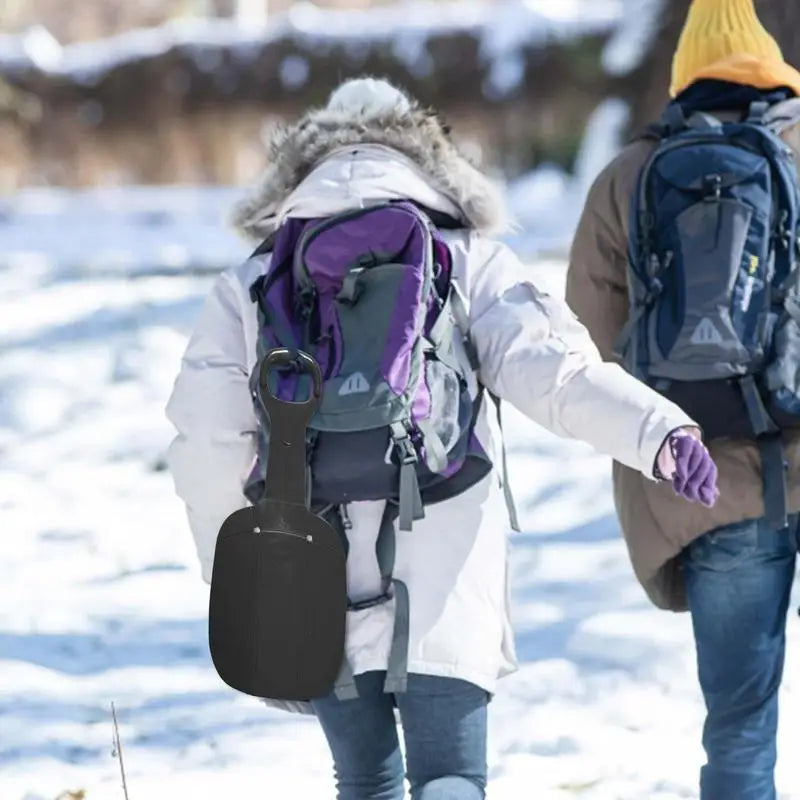 Trineo de nieve para deportes de invierno al aire libre, tablas de esquí plegables portátiles con mango para niños, accesorio de esquí en nieve