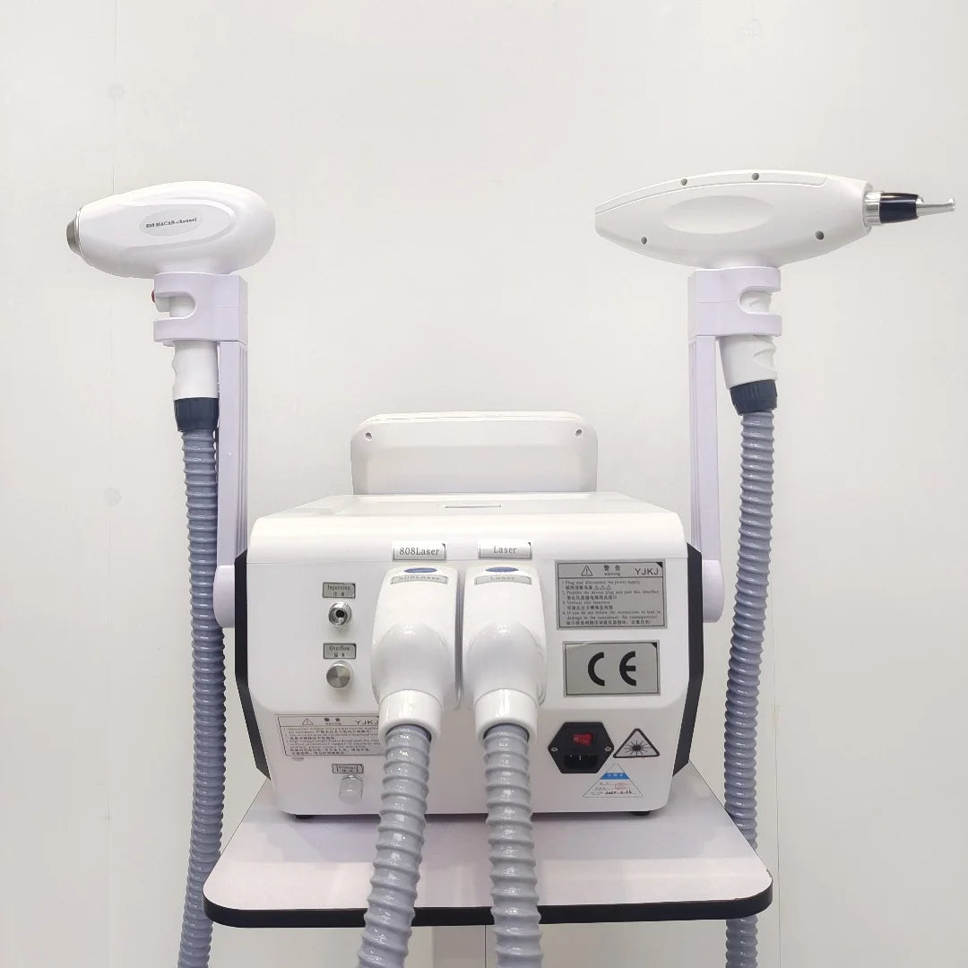 Máquina Láser de Diodo para Depilación y Eliminación de Tatuajes, Nueva de Alta Calidad, 2 en 1, 808nm, Depilación y Depigmentación