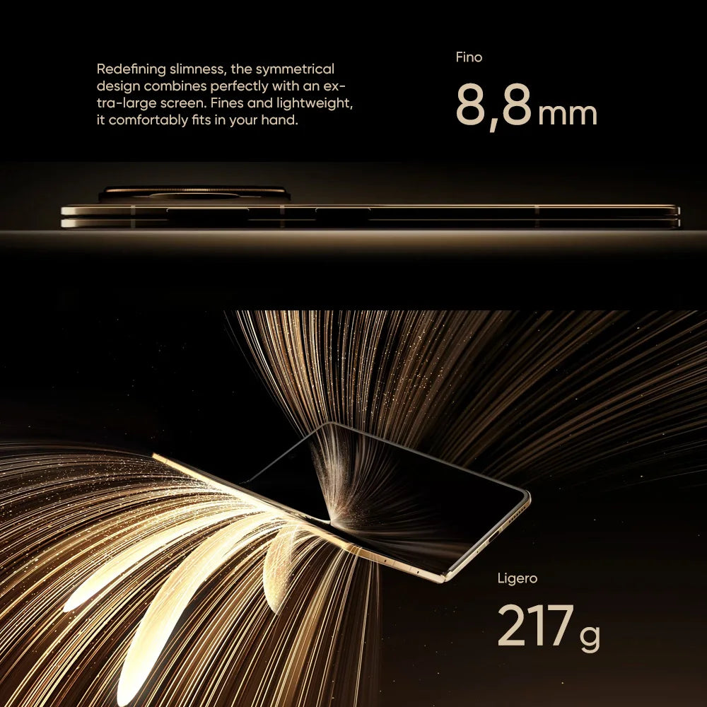 Nuevo Smartphone HONOR Magic V5 Versión Global Original 5G con Pantalla Dual HDR OLED, Snapdragon 8 Elite, 5820mAh, 7.95" y SuperCharge de 66W
