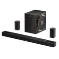 Barra de Sonido Profesional ULTIMEA Serie Skywave 5.1.4 Canales con Dolby Atmos, Sistema de Sonido Envolvente con Subwoofer de 8 Pulgadas y 2 Altavoces Traseros