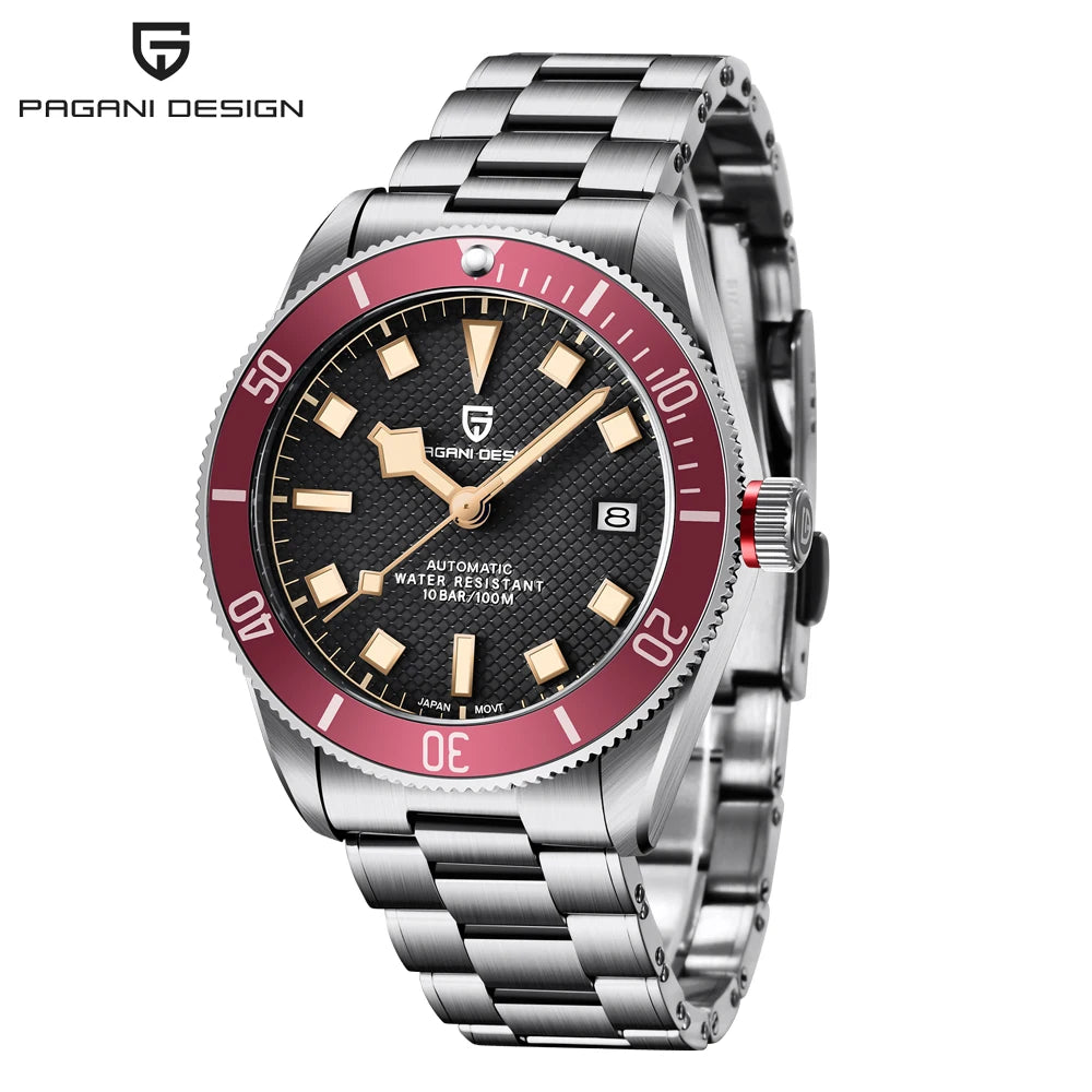 Relojes Pagani Design BB58 Retro para hombre, el mejor reloj automático de lujo 2025 para hombre, relojes de pulsera mecánicos, cristal de zafiro AR, NH35, regalo para hombre