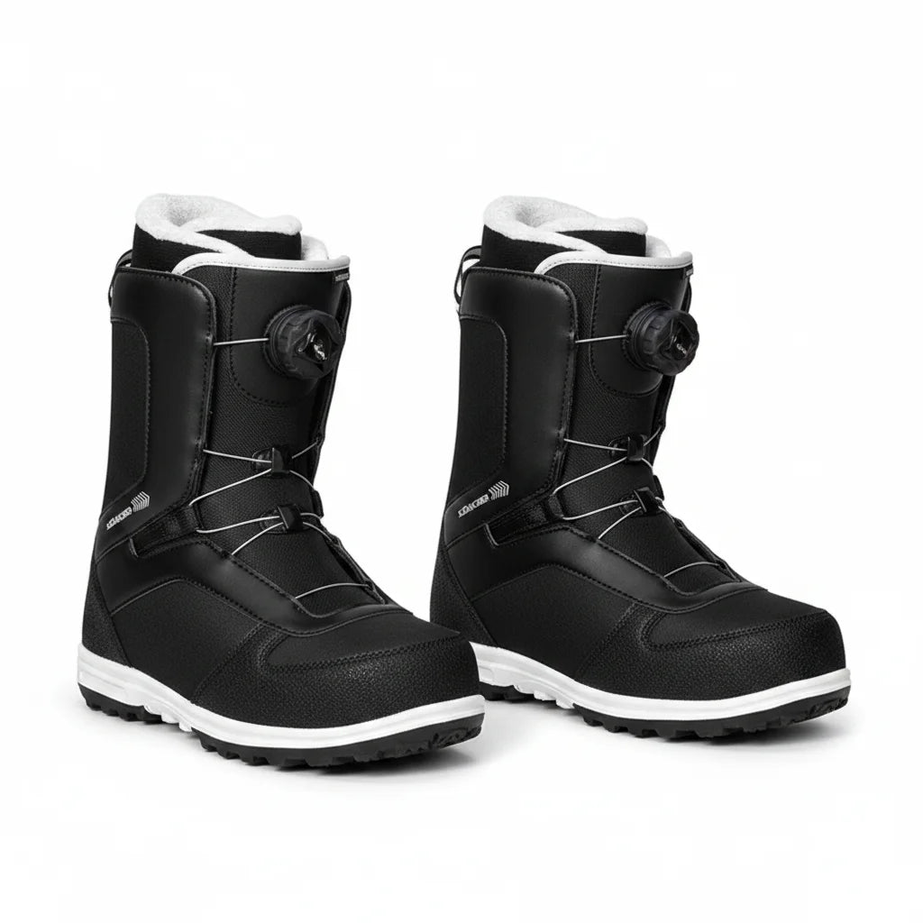Botas de Nieve y Esquí Unisex Impermeables para Adultos, de Uso Rápido en Todas las Regiones, con Hebilla Exterior y Tejido de PU