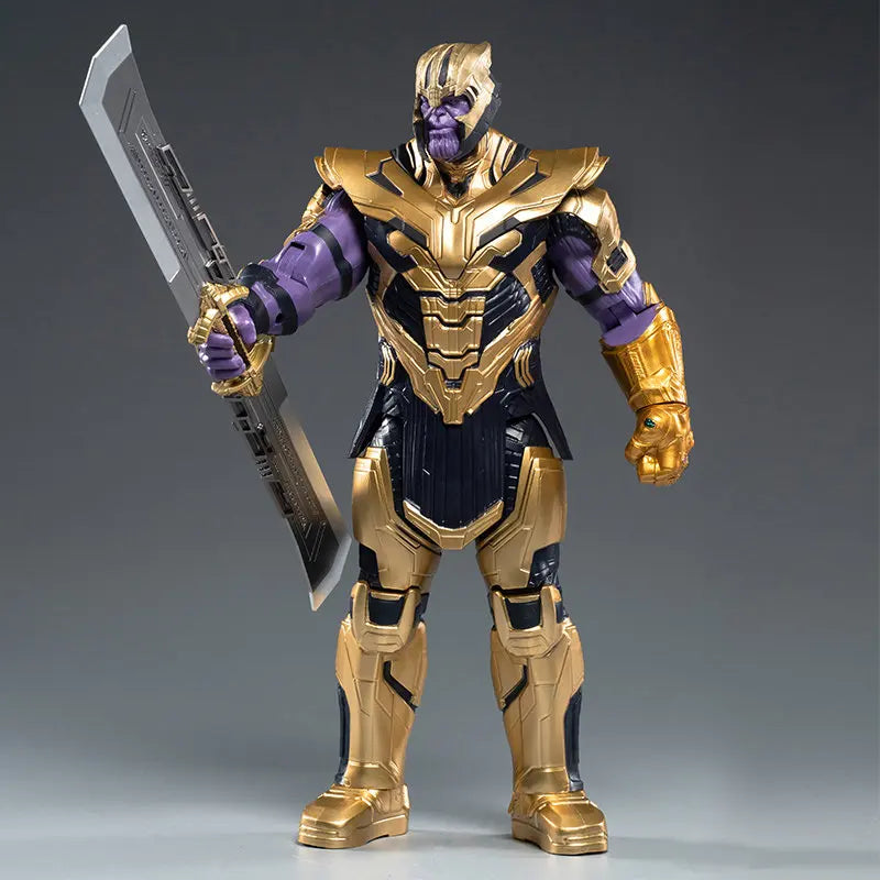 ZDTDS Thanos, figura de acción coleccionable a escala 1/5 con articulaciones móviles, modelo de juguete para los fans de Marvel, ideal como regalo para coleccionistas.