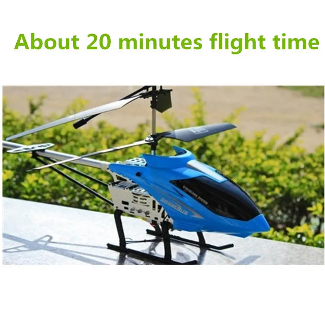 Nuevo helicóptero Rc 3.5CH 80cm avión grande Extra duradero con luces LED aleación para exteriores helicópteros RC distancia de Control 100m