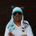 Gorro de Pulpo para Fiesta de Halloween, Divertido, con Ocho Brazos, Cálido, Tejido a Crochet