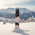 Tabla de snowboard freestyle para adultos de alta calidad, personalizada, duradera, para todo tipo de terreno, con núcleo de álamo curvado, 80 cm, para deportes de invierno.