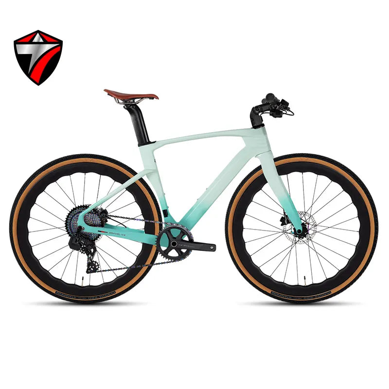 Bicicleta de gravel para carretera TWITTER de carbono, 24 velocidades, cuadro de fibra de carbono, frenos de disco hidráulicos, bicicleta de montaña, bicicleta urbana unisex para todo terreno