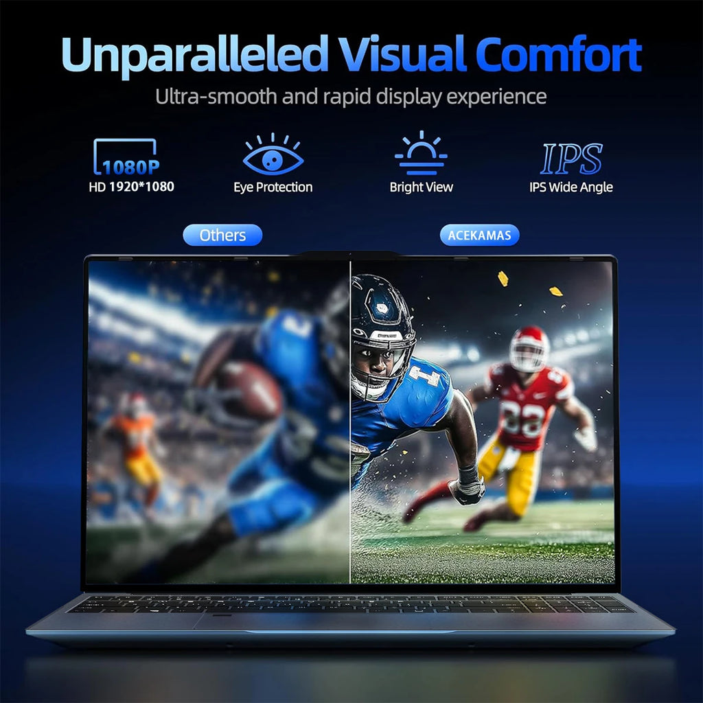 Portátil Ultrafino de 15.6' con Intel Core I9-10980HK, Windows 11 Pro, 16GB de RAM, 1TB/2TB SSD, Desbloqueo por Huella Dactilar, PC Portátil para Juegos