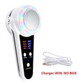 Dispositivo de crioterapia para el cuidado de la cara, martillo frío y caliente, fotón azul, tratamiento del acné, masajeador Facial, máquina de belleza para rejuvenecimiento de elevación de la piel