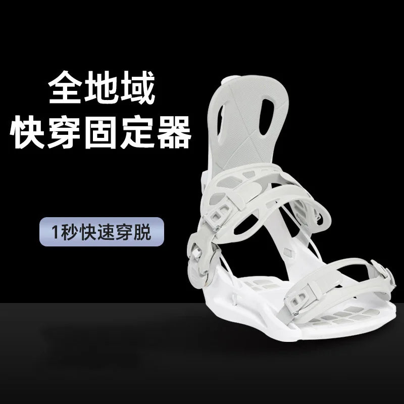 Fijaciones para snowboard, fijador de desgaste rápido SP, fijaciones versátiles para tabla de esquí, corte de esquí, flor plana, correa para snowboard para mujer, hombre