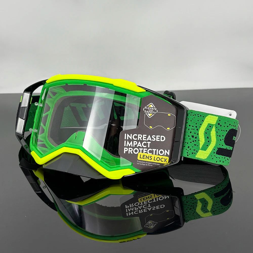Gafas de Motociclismo, Equipo de Ciclismo, Gafas para Deportes al Aire Libre, Esquí, MX, ATV, Motocross, Carreras