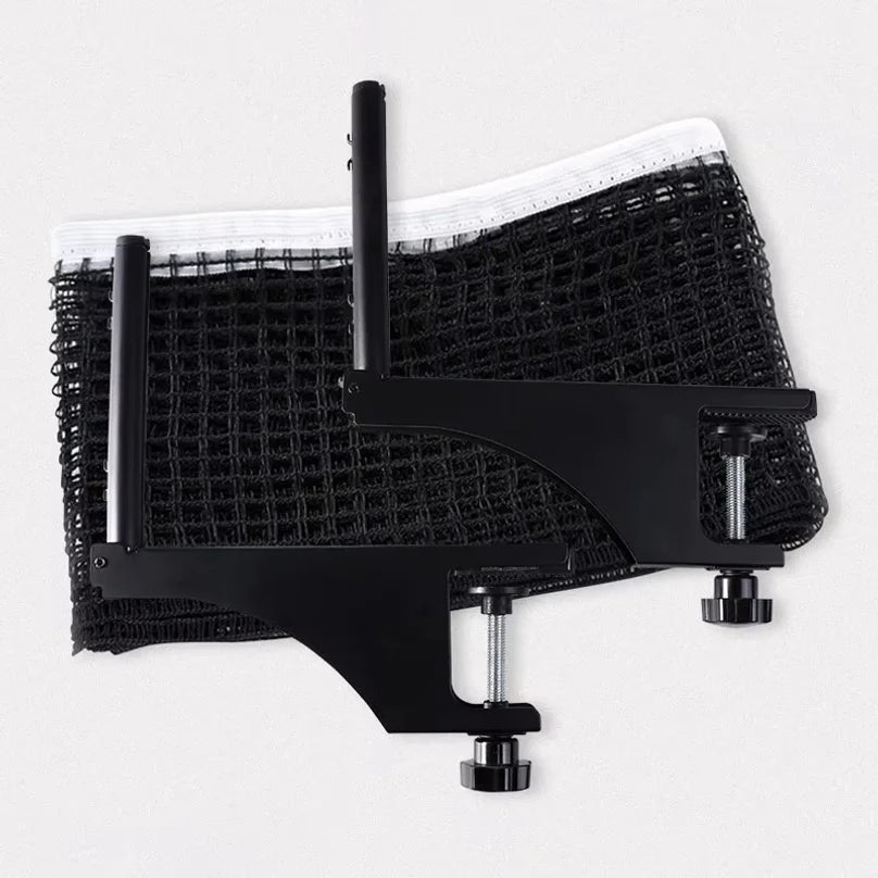 Red y Postes de Tenis de Mesa Portátiles, Fáciles de Instalar, Red de Ping Pong con Clip o Tornillo para Mesas de Menos de 4 cm