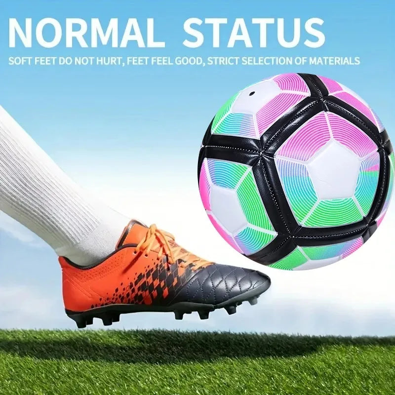 Balones de Fútbol 2024, Tamaño Profesional 5 y 4, Alta Calidad, PU Suave, Sin Costuras, para Deportes al Aire Libre, Liga, Entrenamiento, Partido