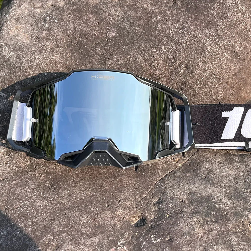 Gafas de Motociclismo Todoterreno, Antipolvo, Antiviento, Gafas Deportivas para MX, ATV, Ciclismo, Esquí, Snowboard, Protección