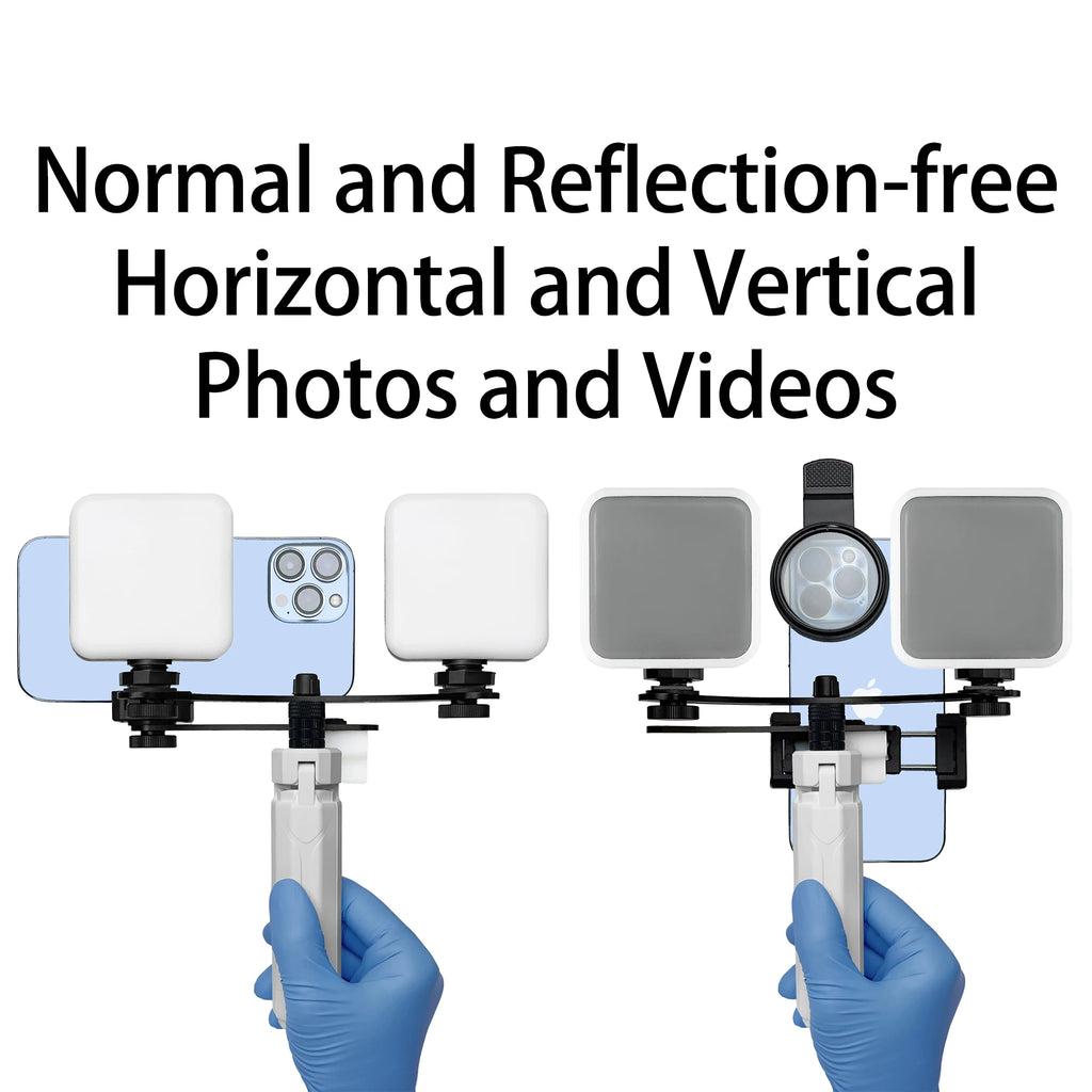Luz de Fotografía para Teléfono Inteligente Hera MK-19, Luz de Relleno para Teléfono Móvil para Selfies y Fotos Perfectas