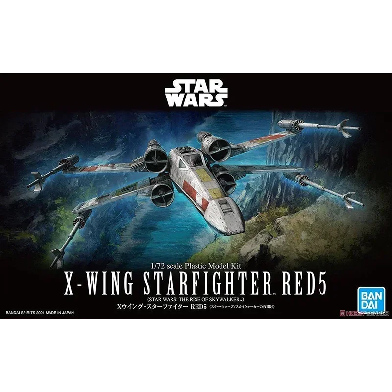 Bandai-figura de acción Original de STAR WARS para niños, modelo coleccionable de Anime, juguetes de montaje, entrega directa