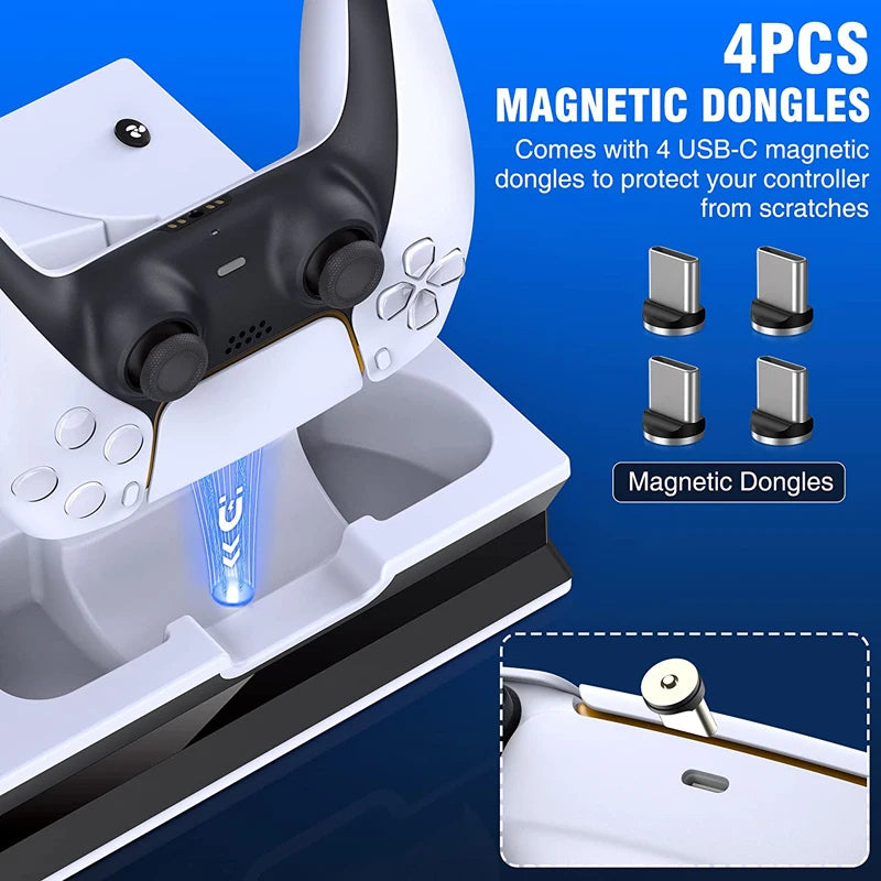 Cooling Fan For Sony Playstation 5 PS5 Game Console Play Station PS 5 Stand Accessories Controller Charger Control Base Support
