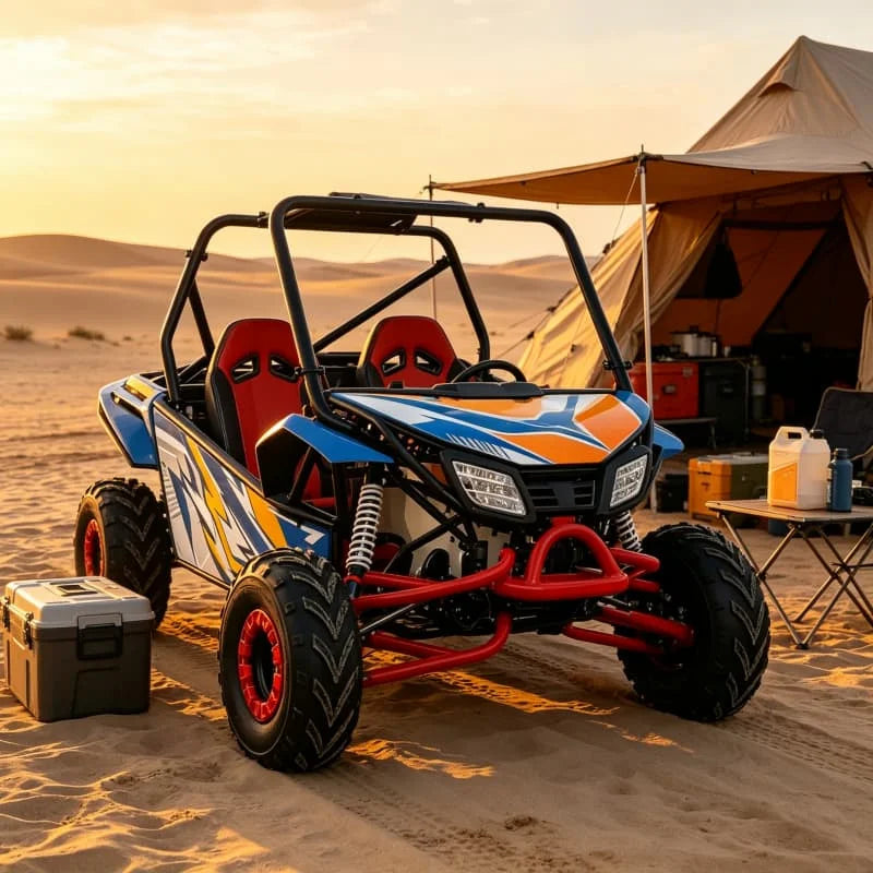 Buggy de Playa para Adultos, 520cc, 4x4, ATV Todoterreno, Transmisión Manual, Suspensión Independiente, para Dunas de Arena Extremas, Personalizado