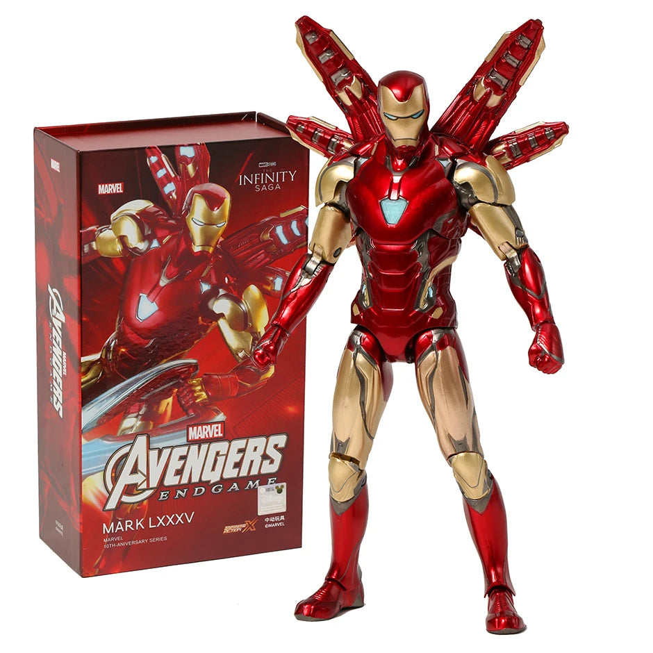ZD Toys Iron Man 3 MK 22 24 35 41 47 figura de acción de PVC juguete de modelos coleccionables