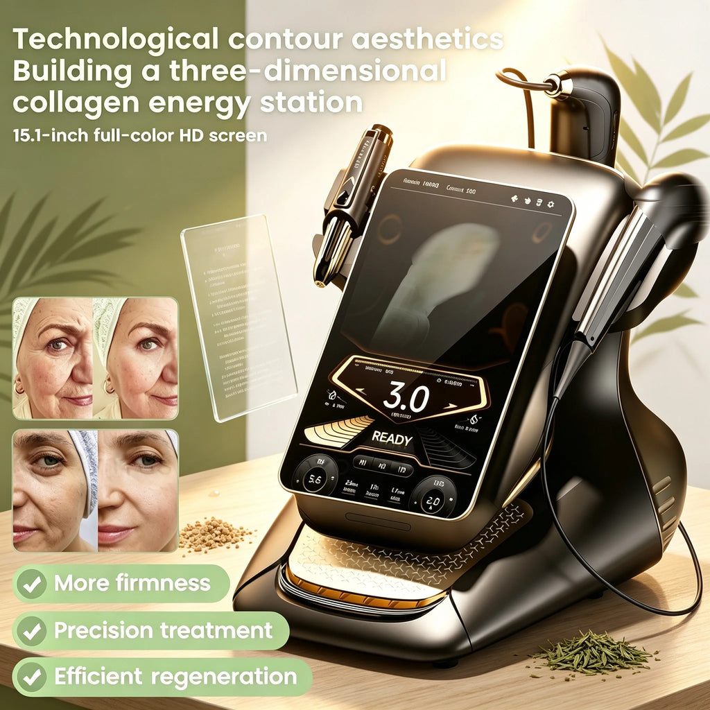 360MAX 25D HIFU Dispositivo de Belleza Multifuncional No Invasivo Antienvejecimiento para Lifting Facial y de Cuello, Moldeado Corporal y Adelgazamiento