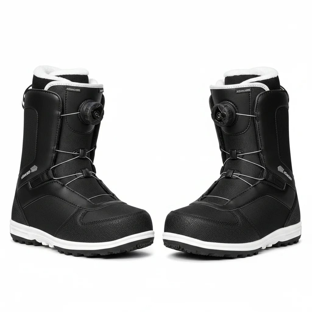 Botas de Nieve y Esquí Unisex Impermeables para Adultos, de Uso Rápido en Todas las Regiones, con Hebilla Exterior y Tejido de PU