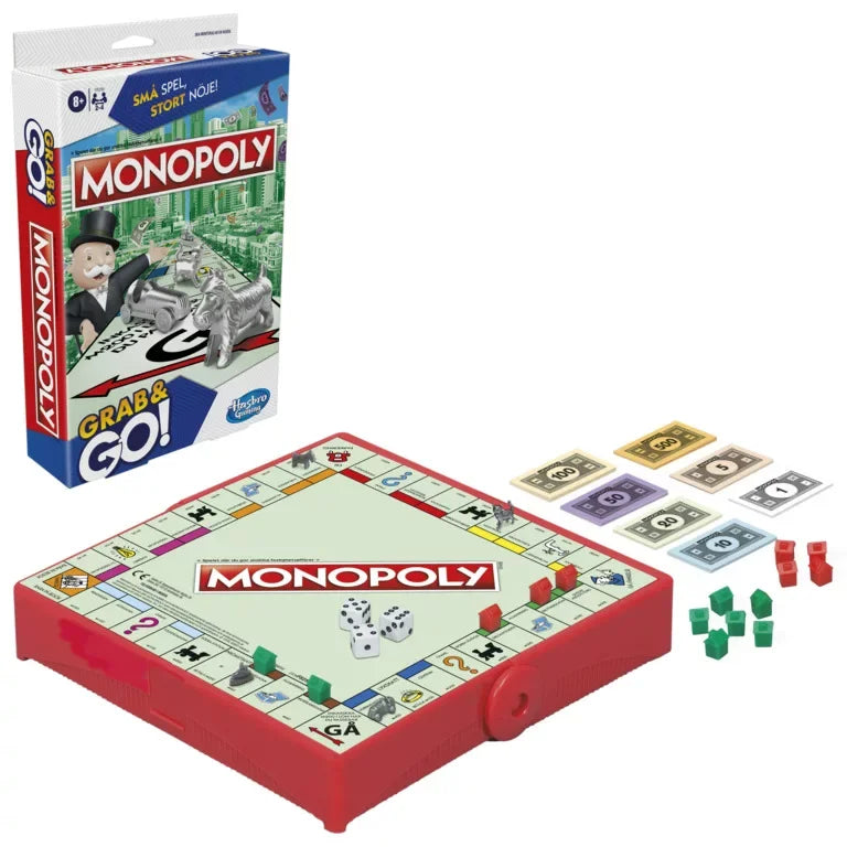 Juego de mesa Monopoly Edición Clásica original de Hasbro, juego de estrategia de intercambio de propiedades para noches de fiesta en familia y reuniones de adultos