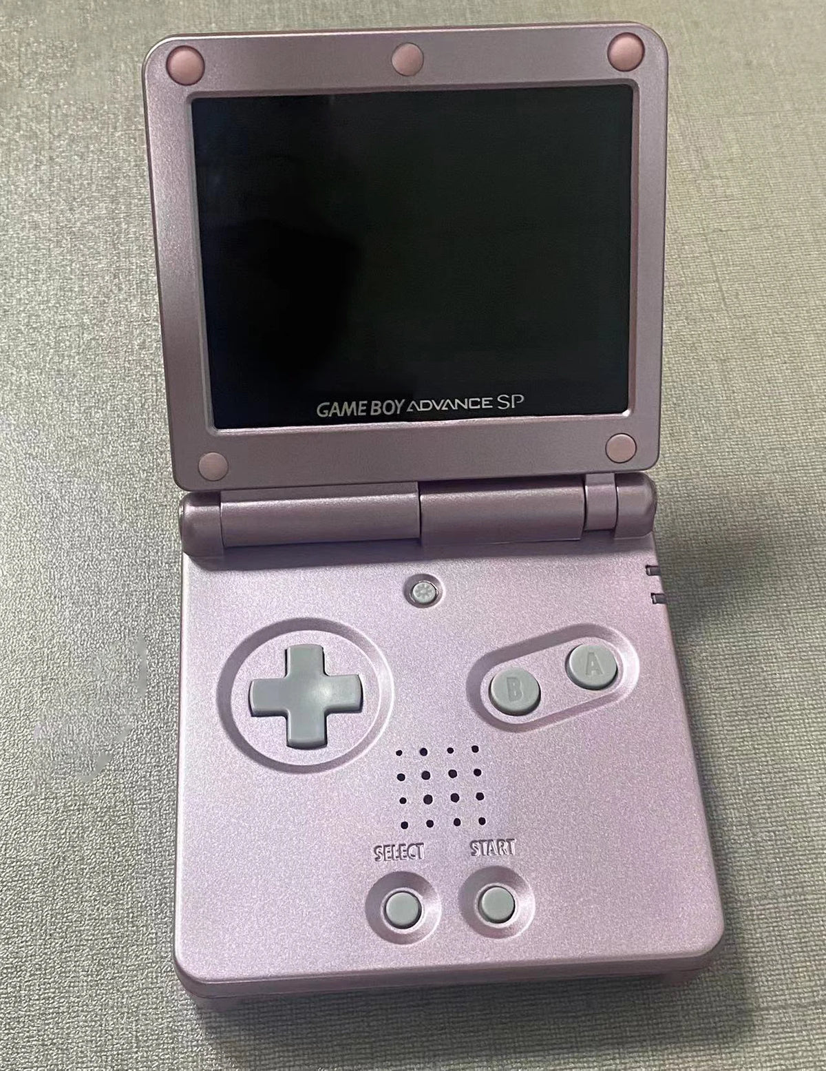 Gameboy Advance SP AGS-001 Consola de juegos GBA SP reacondicionada con nueva pantalla IPS Nueva carcasa y nivel de brillo ajustable