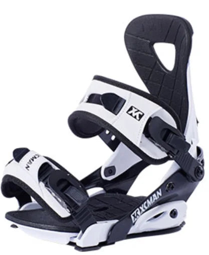Fijaciones de Snowboard Union Ligeras y Ajustables, Color Blanco