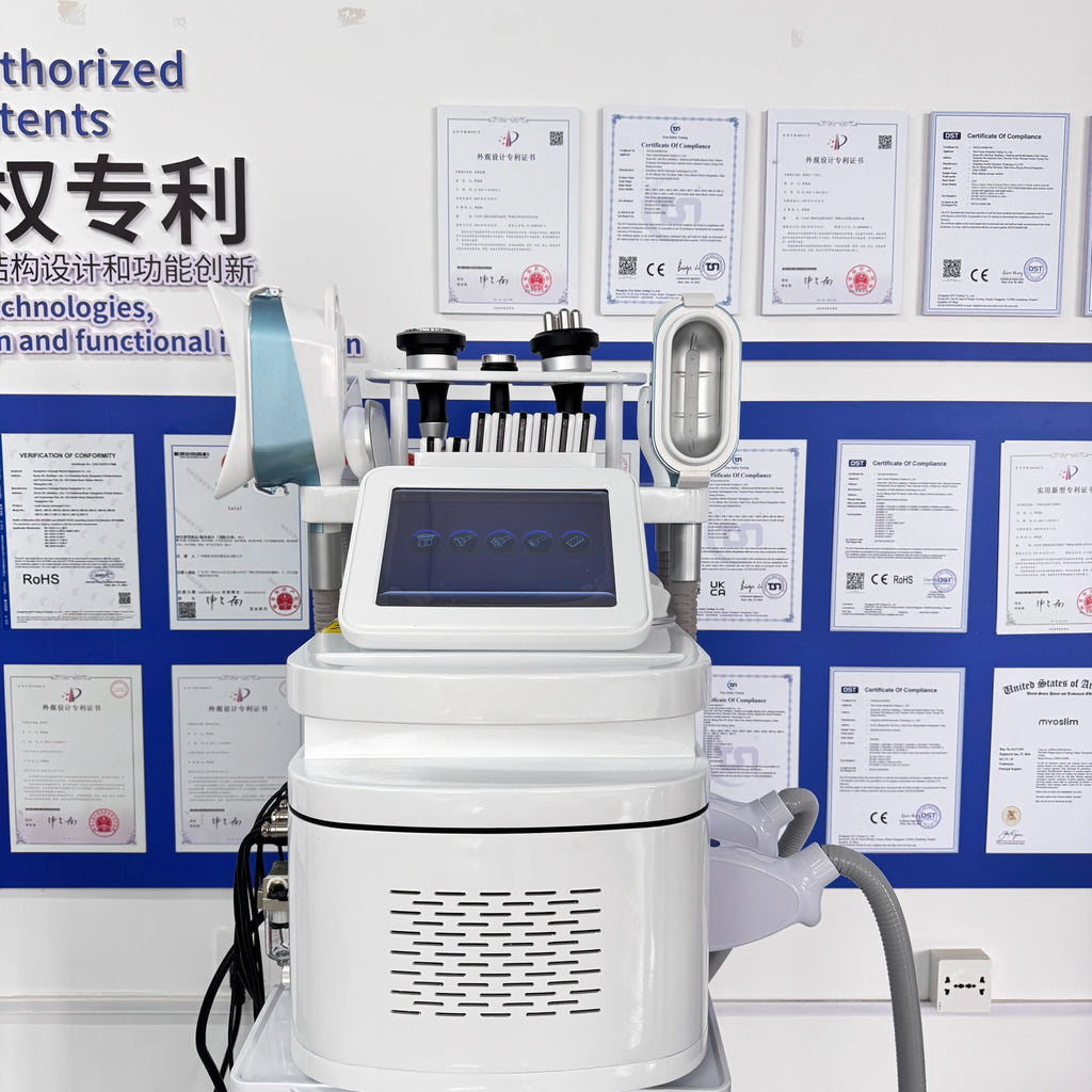 360 °   Reducción de grasa mediante criolipólisis para un contorno corporal eficaz, eliminación de grasa y reducción de la celulitis, utilizando la tecnología de cavitación al vacío.