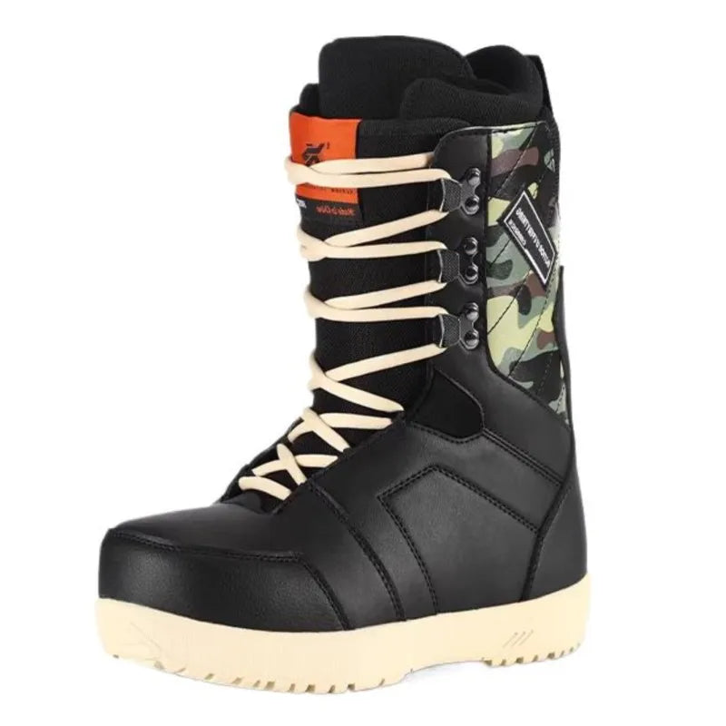 Botas de Snowboard para Hombre y Mujer, Calzado Rápido de Esquí, Térmicas, con Diseño Floral, Equipo de Esquí Completo, лыжные ботинки