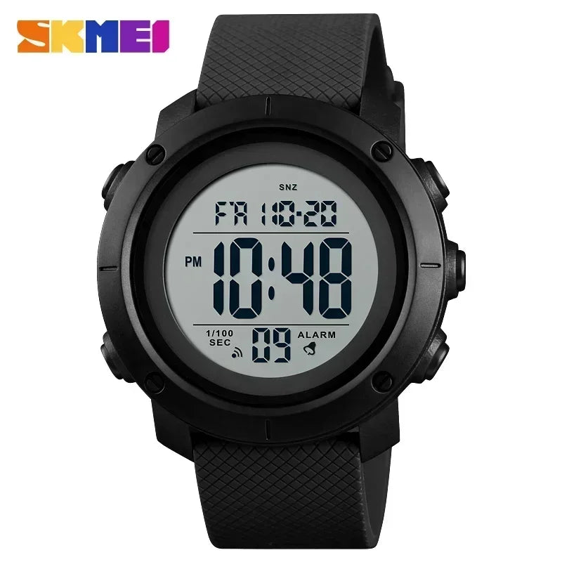 SKMEI 1426 Reloj digital de moda con alarma para hombre, reloj deportivo masculino, reloj de lujo resistente al agua 5Bar