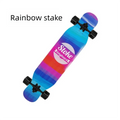 Longboard de Danza Freestyle de 42 Pulgadas con Doble Kick, Skateboard Completo, Cruiser Urbano para Principiantes, Adultos, Hombres y Mujeres