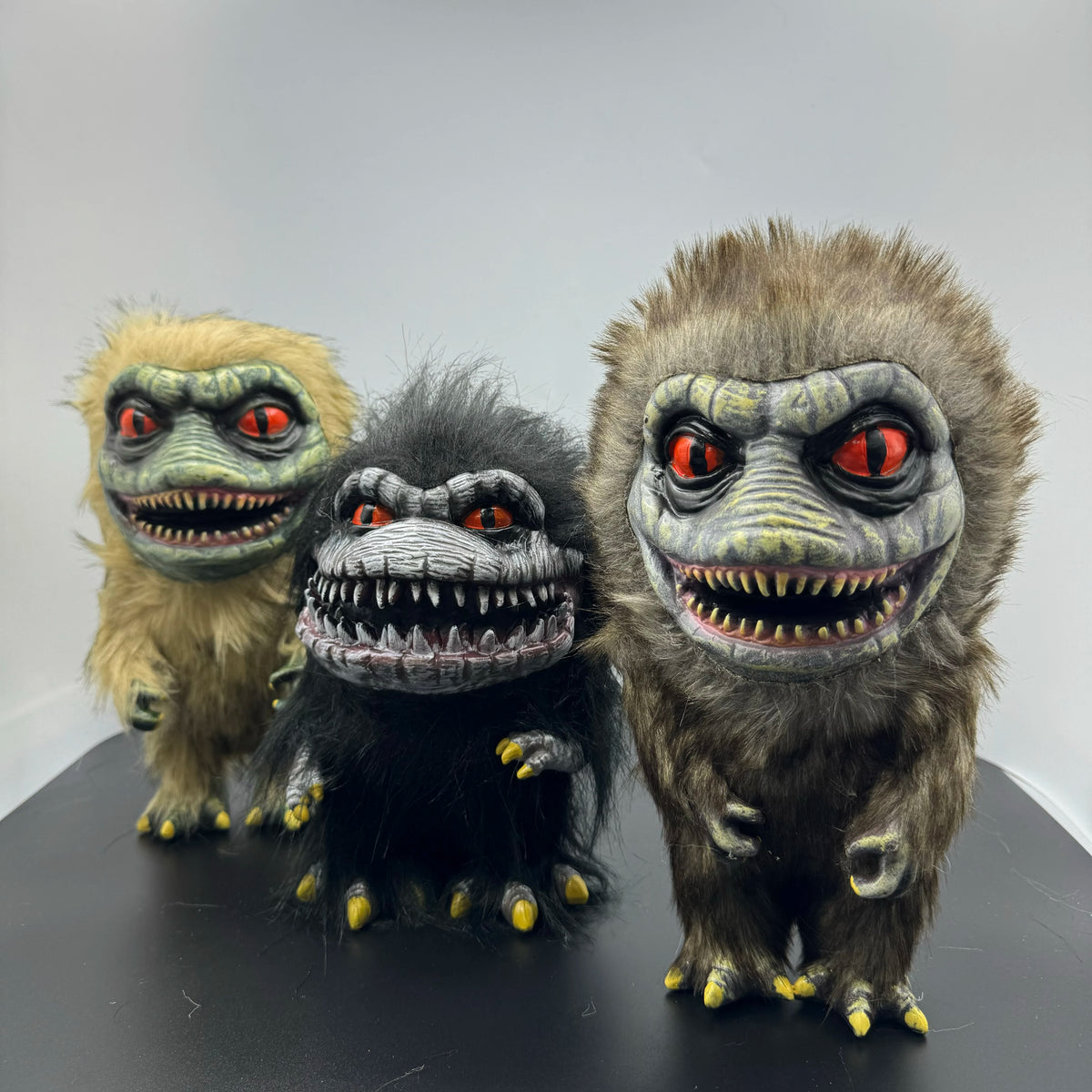 Figura de monstruo realista de la película Critters, muñeco de alienígena pequeño, accesorios coleccionables, regalo para fanáticos, niños, decoración de Halloween
