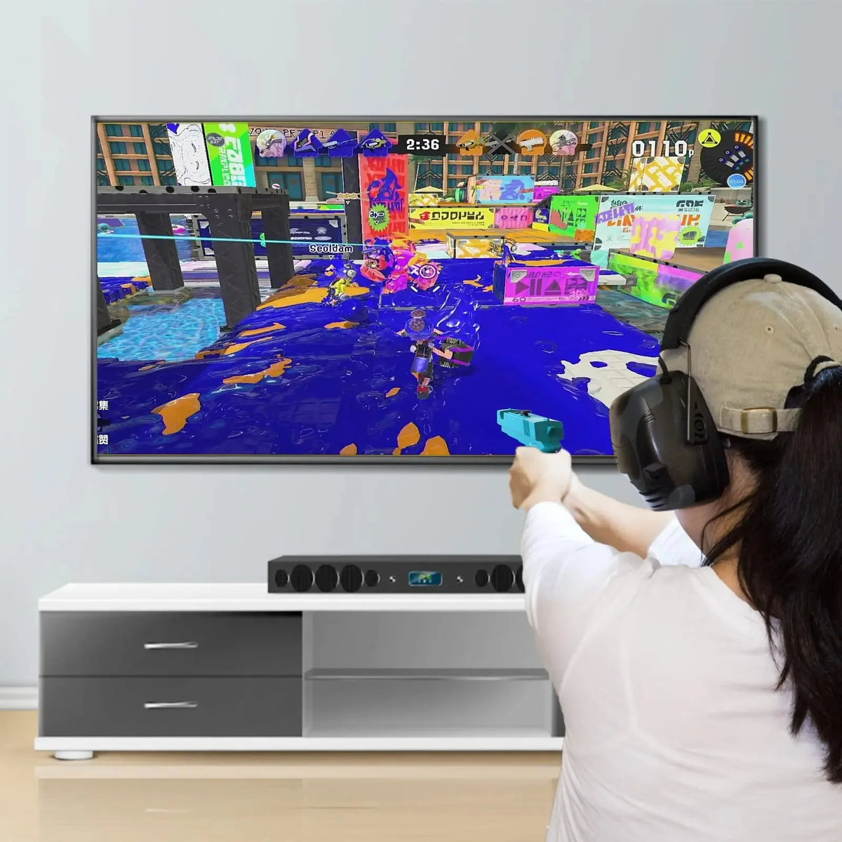Nuevo para NS Switch, mango pequeño para juego de disparos, empuñadura de pistola, interruptor OLED, controlador izquierdo y derecho, mango de pistola, 2 paquetes de accesorios para juegos