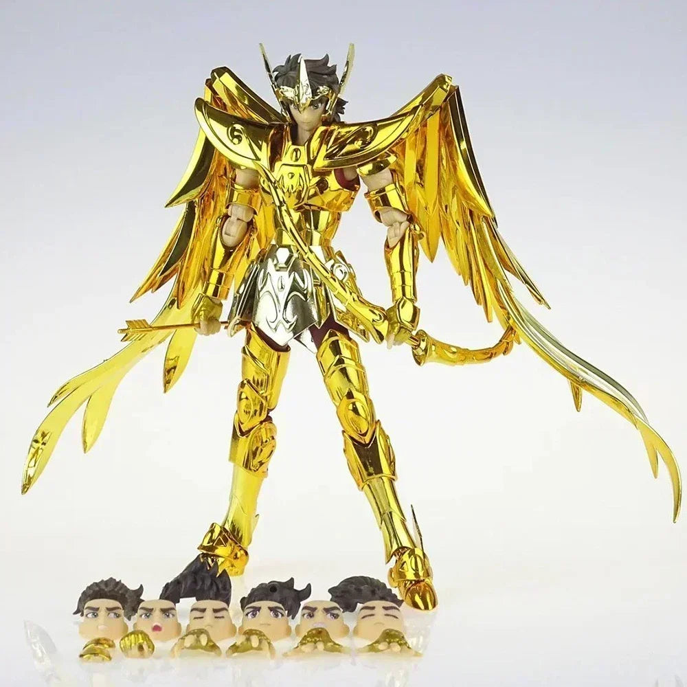 En stock: Figuras de acción de los Caballeros de Oro de Saint Seiya Myth Cloth EX: Capricornio Shura / Leo Aiolia / Aries Mu / Libra Dohko / Virgo