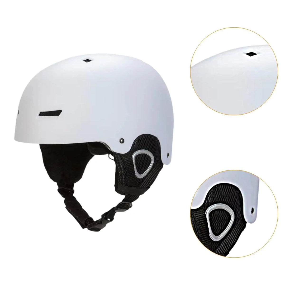 Casco de esquí, casco de snowboard, mejor amortiguación, equipo para la cabeza, accesorios para esquí, casco deportivo para patinaje y snowboard, para hombres y mujeres.