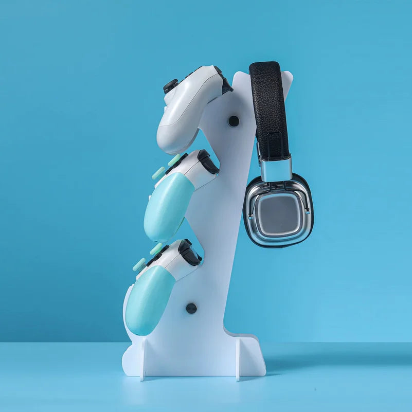Soporte de tres niveles universal para mandos/auriculares de PS5/PS4/Xbox/Switch, accesorios para PS5, accesorios gaming