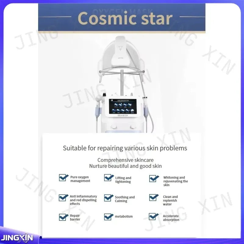 Máquina de hidrodermoabrasión 9 en 1, dispositivo profesional para el cuidado de la piel del rostro, instrumento de belleza para limpieza, ideal para salones de belleza.