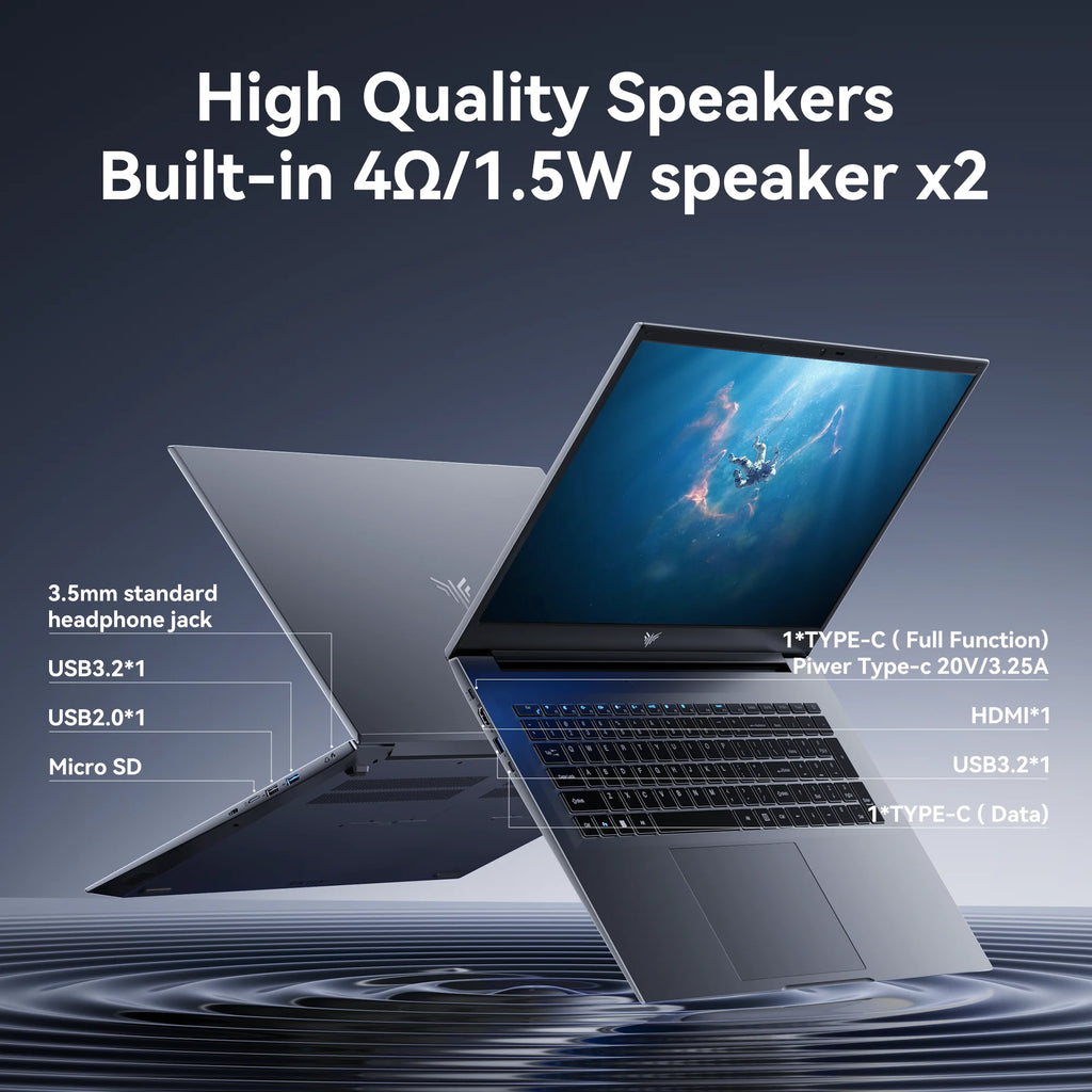 ACEMAGIC AX18PRO 18.5"Laptop Computer Windows 11 PRO 7000 mAh Battery AMD Ryzen 3 4300U Processor 16GB LPDDR4 RAM 512GB SSD Wifi5